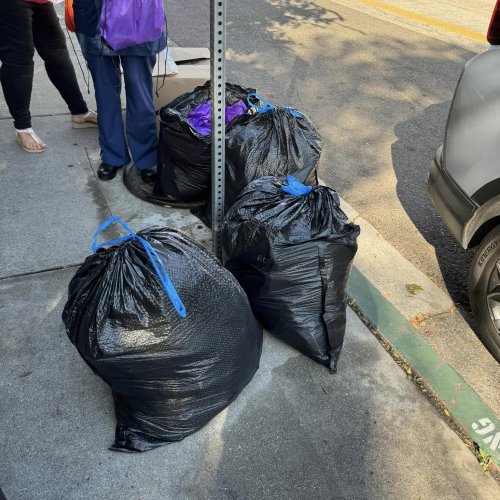 10-2-24 - From Diana Livas - Today marks the second year Rivera Unit 411 delivered 100 bags to LBVA women's clinic who will handout to all patients being screened for cancer or having treatment. Thank you Unit 411 Auxiliary for supporting our ladies at Long Beach Veterans Hospital.