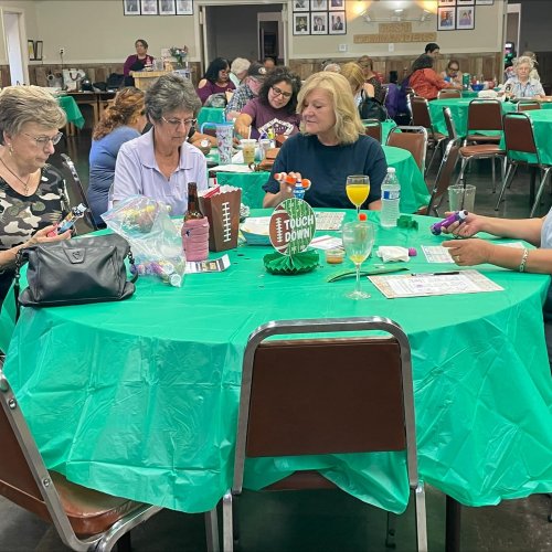 9-8-24 - BINGO DAY at District 28, Unit 589 - Unit 589 has a Bingo Event once a month. Post 31 members and District 28 members are all welcome to attend along with the public. To capture the attention of everyone and make if fun for all, a theme is always used, September's was “Football.”