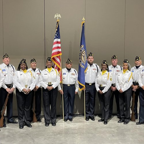 8-23-24 - 105th National Convention, New Orleans, LA - The Auxiliary and Legion’s Color Guards.