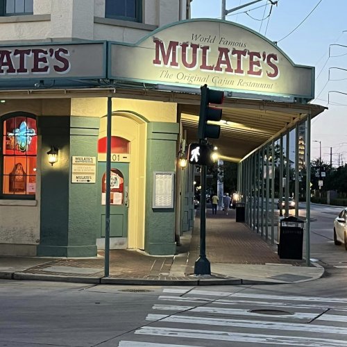 8-24-24 - 105th National Convention, New Orleans, LA - View of Mulate’s Restaurant, kitty-corner from the Convention Center.