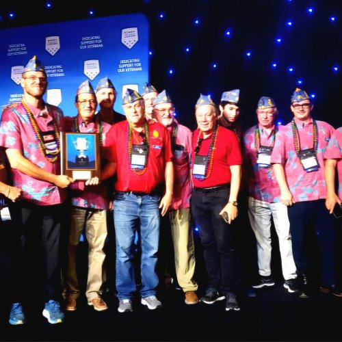 8-24-24 - 105th National Convention, New Orleans, LA - 2024 National Americanism Award winners, the members of Ronald Reagan Palisades Squadron 283!