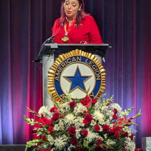 8-26-24 - 105th National Convention, New Orleans, LA - Opening session - National Rules’ Erika Hernandez.