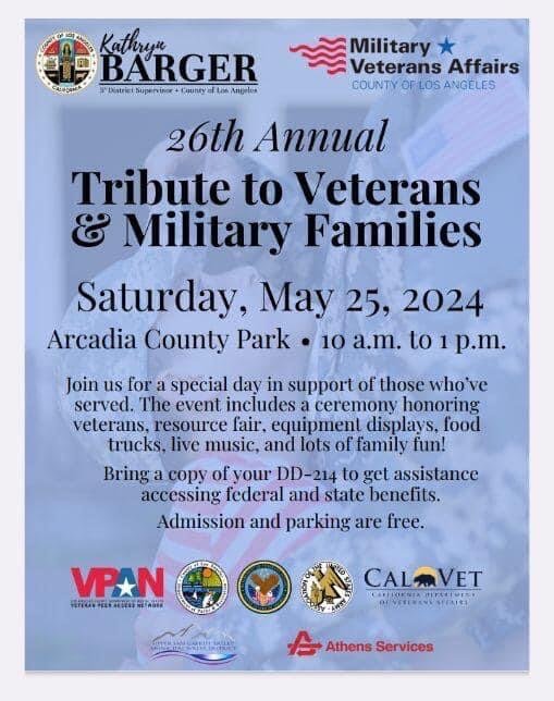 5-25-24 - Arcadia County Park, Arcadia - Allied Unit 302 at the 26th Annual Tribute to Veterans &amp; Military Familes.