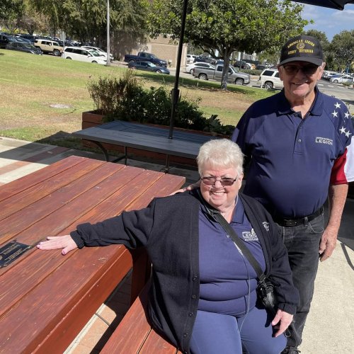 9-19-24 - Linda Hayes’ - “Lady Liberty” - Long Beach VA Visit to Cabrillo, LBVA Blind Rehab Center, Spinal Cord Injury & spectaular lunch in the garden. Photo Credits: Erika Hernández.