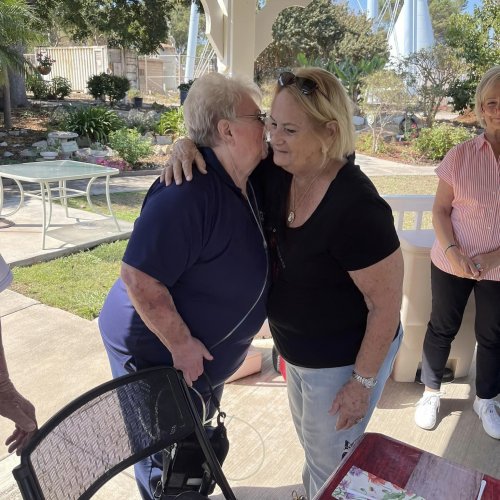 9-19-24 - Linda Hayes’ - “Lady Liberty” - Long Beach VA Visit to Cabrillo, LBVA Blind Rehab Center, Spinal Cord Injury & spectaular lunch in the garden. Photo Credits: Erika Hernández.