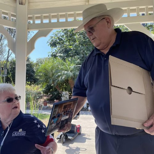 9-19-24 - Linda Hayes’ - “Lady Liberty” - Long Beach VA Visit to Cabrillo, LBVA Blind Rehab Center, Spinal Cord Injury & spectaular lunch in the garden. Photo Credits: Erika Hernández.