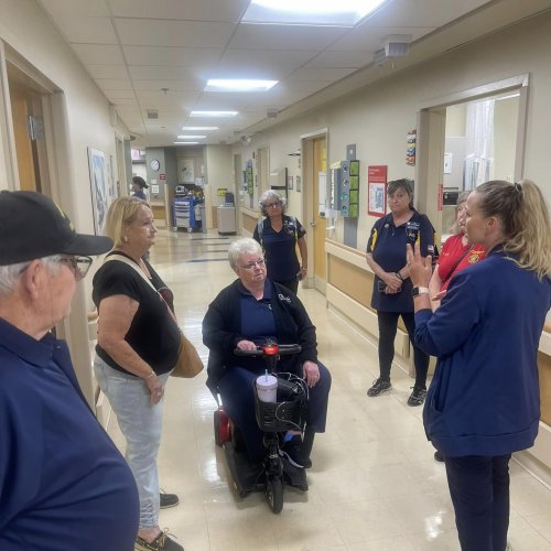 9-19-24 - Linda Hayes’ - “Lady Liberty” - Long Beach VA Visit to Cabrillo, LBVA Blind Rehab Center, Spinal Cord Injury & spectaular lunch in the garden. Photo Credits: Erika Hernández.