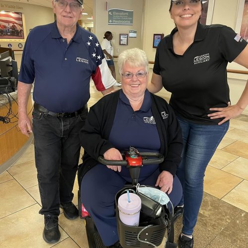 9-19-24 - Linda Hayes’ - “Lady Liberty” - Long Beach VA Visit to Cabrillo, LBVA Blind Rehab Center, Spinal Cord Injury & spectaular lunch in the garden. Photo Credits: Erika Hernández.