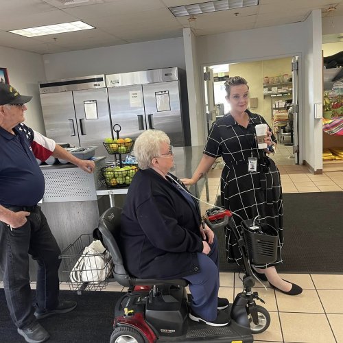 9-19-24 - Linda Hayes’ - “Lady Liberty” - Long Beach VA Visit to Cabrillo, LBVA Blind Rehab Center, Spinal Cord Injury & spectaular lunch in the garden. Photo Credits: Erika Hernández.