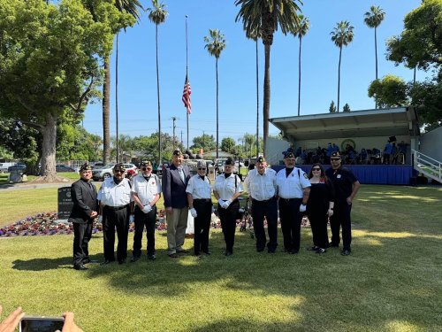 5-30-24 - Memorial Day at Pomona Cemetery where a wreath was placed on hehalf of Pomona Unit 30.