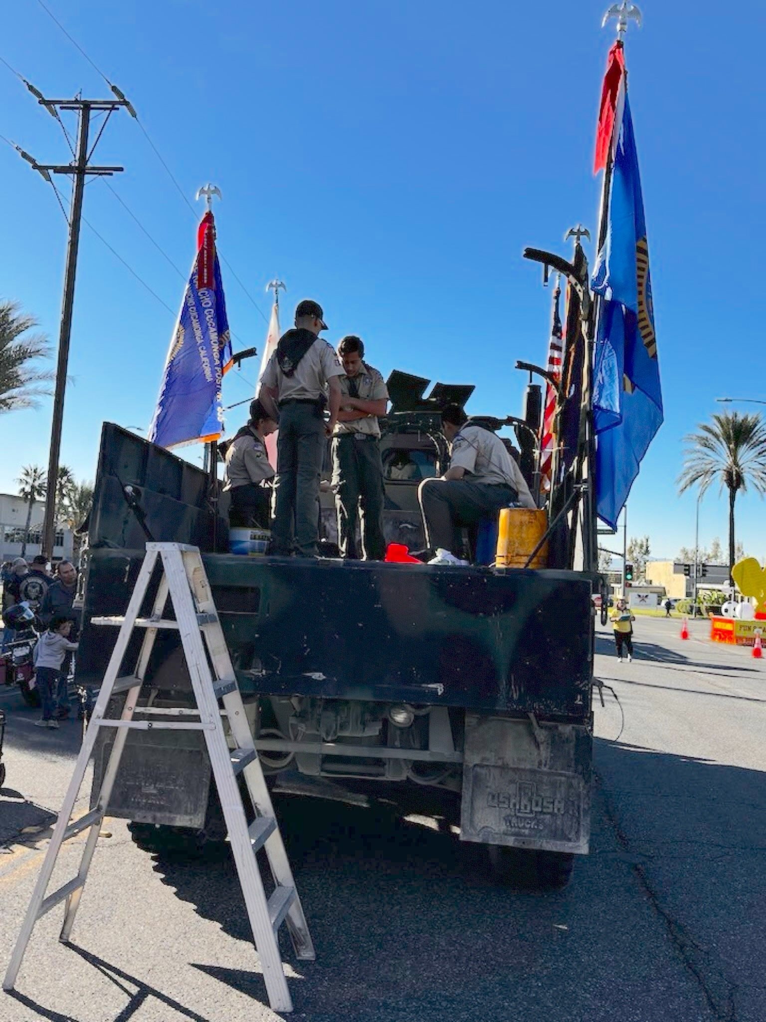 11-9-24 - Posted by Heather Switzer Petty - Rancho Cucamonga Unit 835 at Rancho Cucamonga Founders Day Parade 2024. Great Job Unit 835!!